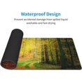 thumbnail image 2 of Autumn Forest -Mouse Pad, Big Desk Mat, Extended Gaming Mouse Pad, Mouse Mat with Non-Slip Rubber Base ＆ Stitched, 31.5 X 11.8 in Large Desk Pad for Keyboard, Mouse, Home and Office, 2 of 5