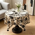 thumbnail image 6 of Round Tablecloth, Coffee Table Cover for Bedroom Living Room Decor, 6 of 6