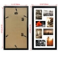 thumbnail image 6 of 8 Opening 4x6 Collage Picture Frames Set of 2, Horizontal and Vertical Black Multi Photo Frame for Wall Mount, 6 of 7