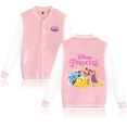 thumbnail image 2 of Chaqueta de béisbol de princesa Blancanieves para hombres y mujeres, chaquetas de estilo hip hop y Harajuku, ropa de calle para niños y niñas, abrigos universitarios holgados, 2 of 5