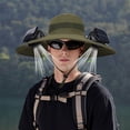 thumbnail image 3 of Kugisaki Sun Hat with Fans Solar Power Fan Wide Brim Sun Hat Fishing Essentials for Hiking Beach Summer Outdoor, 3 of 7