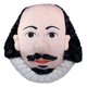thumbnail image 2 of El retrato de peluche Shakespeare Shakespeare de los filósofos desempleados - Dreamers para amortiguar sus sueños - 16 "x 15" The Unemployed Philosophers Guild Ver descripción, 2 of 2