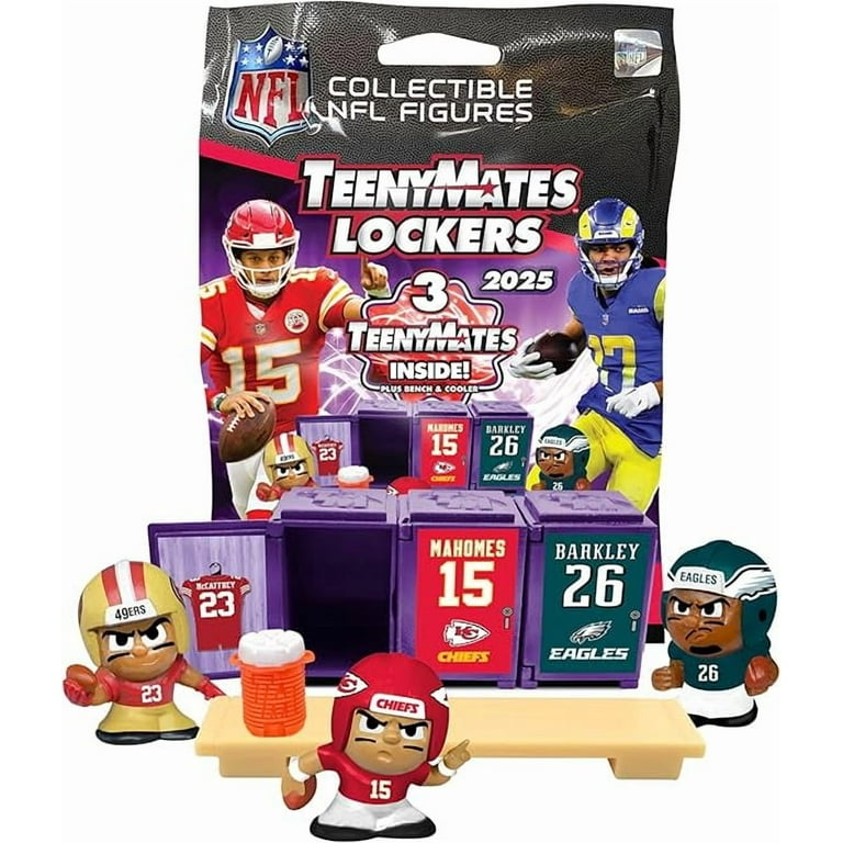 2025 NFL TEENYMATES Series 13 Lockers Blind Mystery Pack - Walmart.com