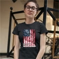 thumbnail image 3 of Tee Hunt You've Messed with The Wrong Woman T-Shrit Statue of Liberty USA Women's T-Shirt Tee, Black, Medium, 3 of 5