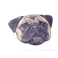 thumbnail image 1 of Pug Shaped Towel, 1 of 1