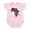 Petal Pink, variant on CafePress - Ethnic African Tapestry Infant Bodysuit - Baby Light Bodysuit, Size Newborn - 24 Months