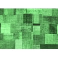 thumbnail image 1 of Ahgly Company Indoor Rectangle Patchwork Emerald Green Transitional Area Rugs, 8' x 12', 1 of 4