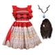 thumbnail image 3 of Disfraz de Moana para niña, disfraz de Halloween, vestido de princesa Vaiana para niña, ropa para niña, vestidos para Año Nuevo 2024, 3 of 5