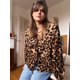 thumbnail image 1 of Camisa con estampado Floral para mujer, Blusa de manga larga con cordones, cuello de muñeca Peter Pan, moda de verano, 2024, 1 of 5