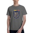 thumbnail image 1 of Ecuador National Football Team Fashion Men'S Basic Short Sleeve T-Shirt Deep Heather Medium, 1 of 5