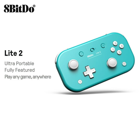 8BitDo Lite 2 Bluetooth Gamepad for Nintendo Switch, Lite, Android and Raspberry Pi Ultra-portable Fully