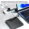 thumbnail image 6 of External 4K Blu ray Optical Drive Portable CD DVD +/-RW Player for Laptop PC Bluray Burner with USB 3.0 Type-C SD TF Card Slots, 6 of 7