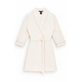 thumbnail image 3 of Forever 21 Piped-Trim Modal Robe, Color-Ivory, Size-Xl, 3 of 6
