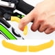 thumbnail image 4 of Cubierta de silicona antideslizante para Manillar de bicicleta de montaña, plegable, color amarillo, 1 par, 4 of 5