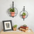 thumbnail image 3 of Danya B. Tivoli 2-Piece Metal Hanging Planter Set, 3 of 12