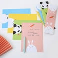 thumbnail image 6 of 4 Sets Lined Stationery Cute Stationary Letterhead Envelope, 6 of 8
