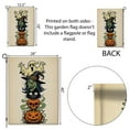 thumbnail image 5 of TiniDecor Stacked Halloween Characters Garden Flag – 28”x40” Ghost Witch Pumpkin Fall Yard Decor, 5 of 5