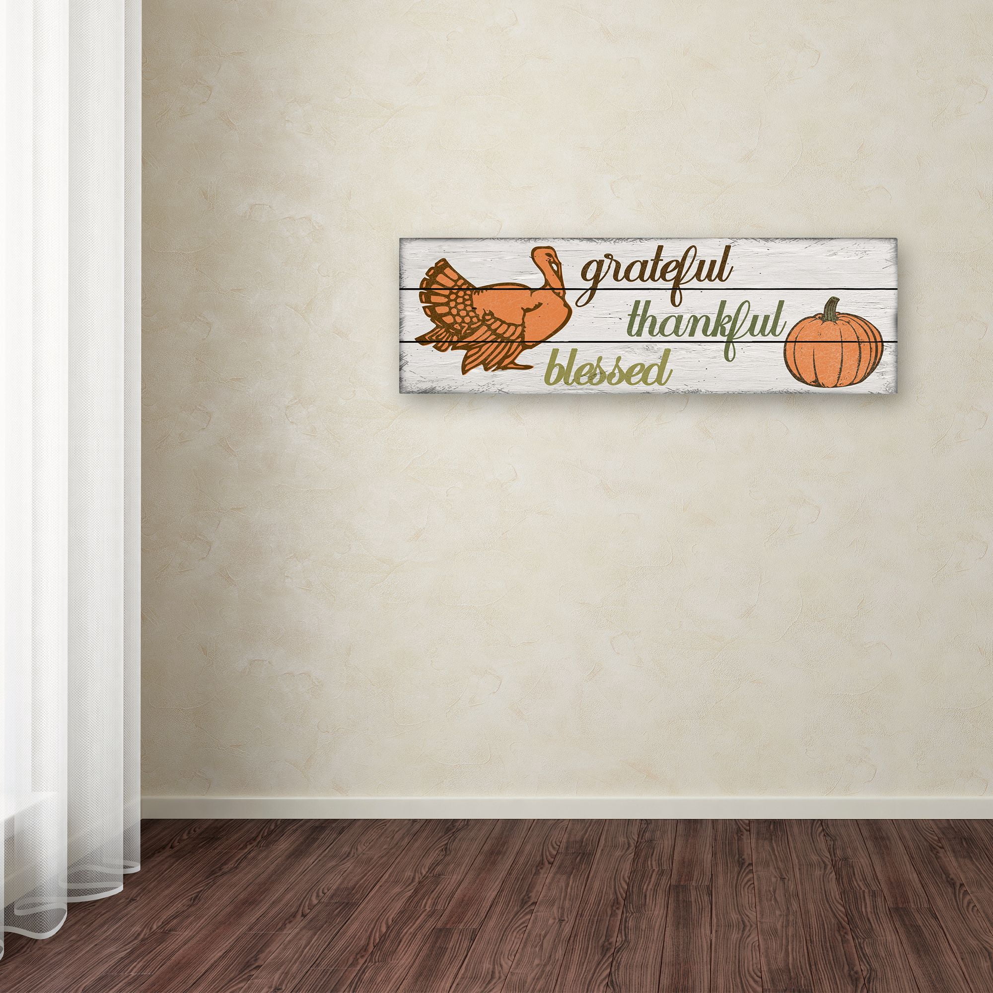 Trademark Fine Art 'Thanksgiving 8' Canvas Art by Jean Plout