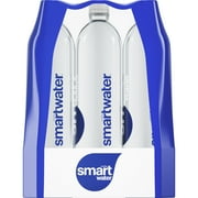 smartwater vapor distilled premium water bottles, 1 Liter, 15 Pack