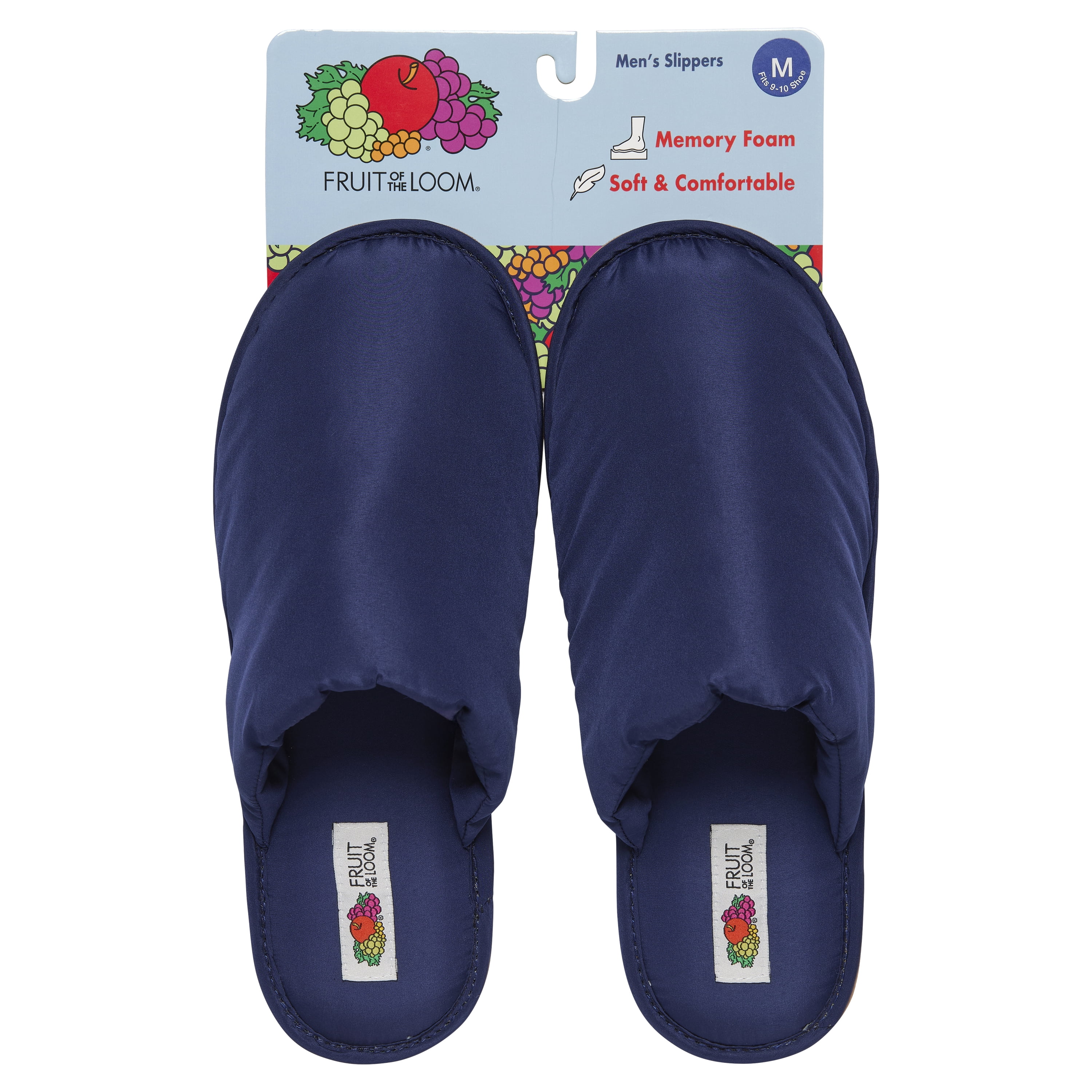 Fruit of the Loom Men's Padded Slippers