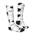 thumbnail image 3 of Easygdp Doodle Cute Cat Soccer Socks Sport Knee High Socks Calf Compression Athletic Socks for Men and Women, 3 of 9