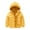 Yellow, variant on Ruyang Boys Girls Quilted Puffer Jackets Kids Lightweight Hooded Down Coat Fall Winter Plain Zip Up Padded Warm Outwear