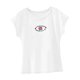 thumbnail image 5 of Camiseta para mujer verano suave cuello redondo camiseta para oficina vacaciones uso diario calle L, 5 of 7