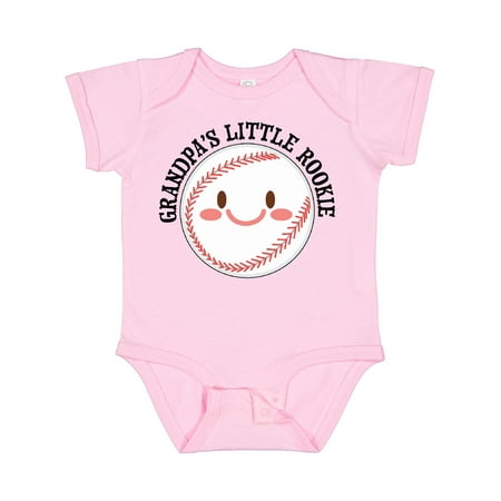 

Inktastic Grandpa s Little Rookie- Baseball Gift Baby Boy or Baby Girl Bodysuit