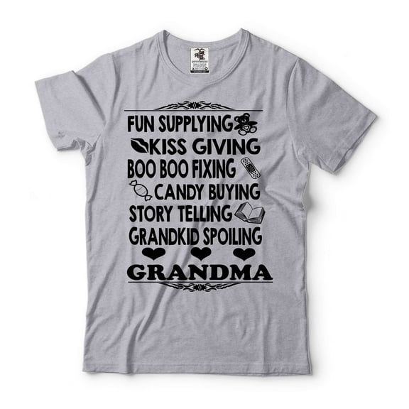 Womens Grandma T-Shirt Cute Grandma Shirt Grandma Gifts Funny Grandma T Shirt Grandmother Gift