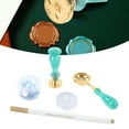 thumbnail image 4 of Wax Sealing  Kit, Exquisite Workmanship Vintage Wax Sealing  Kit Clear Pattern  For Gifts, 4 of 8