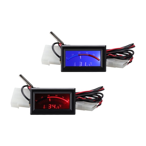 LEORX 2Pcs Digital Thermometer for Home with Screen and Probe for Kitchen Use