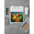 thumbnail image 3 of Image Conscious Elegant Roosters T-Shirt Mens -Porter Hastings Designs, Male Medium, 3 of 4