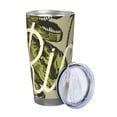 thumbnail image 2 of KLL Dinosaur Print 40oz Stainless Steel Insulated Car Cup with Spillproof Lid - Keep Your Drink Hot or Cold on the Go-Straw Three-piece Set, 2 of 8