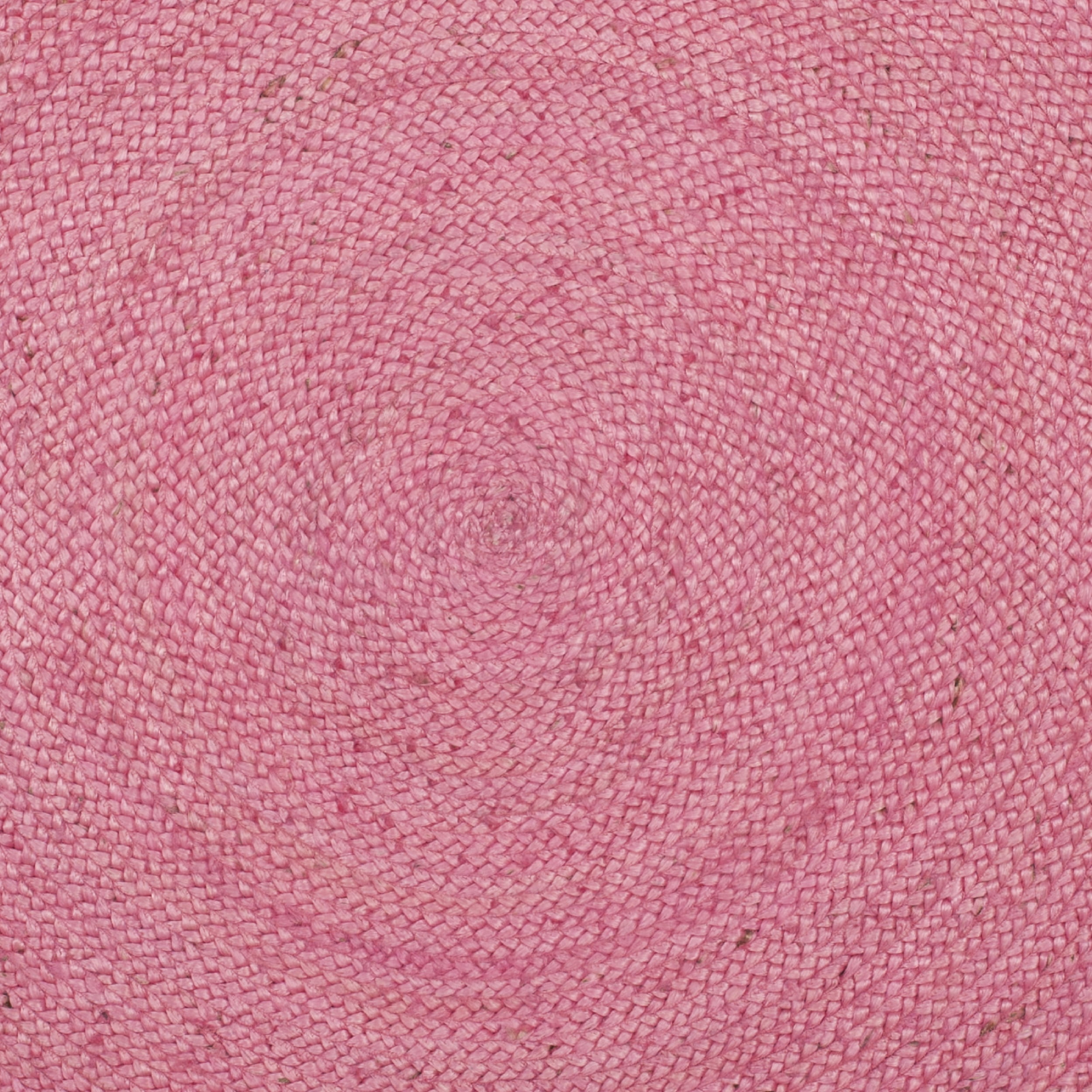 SAFAVIEH Natural Fiber Cebrail Braided Jute Area Rug, Pink/Natural, 5' x 5' Round