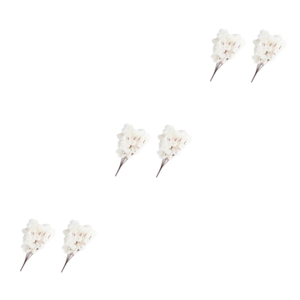 Ramo de flores de cerezo artificiales Yuarrent 2 piezas Blanco