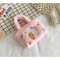 thumbnail image 3 of Sanrio-Bolso de felpa Cinnamoroll Hello Kitty para niños, mochila cruzada Kawaii, regalo de cumpleaños, 3 of 4