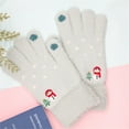thumbnail image 1 of Gants de Noël Épais en Tricot Anti-Froid, 1 of 4
