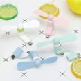thumbnail image 6 of Tizuqe 2 in 1 Type C Micro USB Mini Fan Cooler for HTC Type-C USB -C for Smart Cell Phone Cooling Fans, 6 of 15