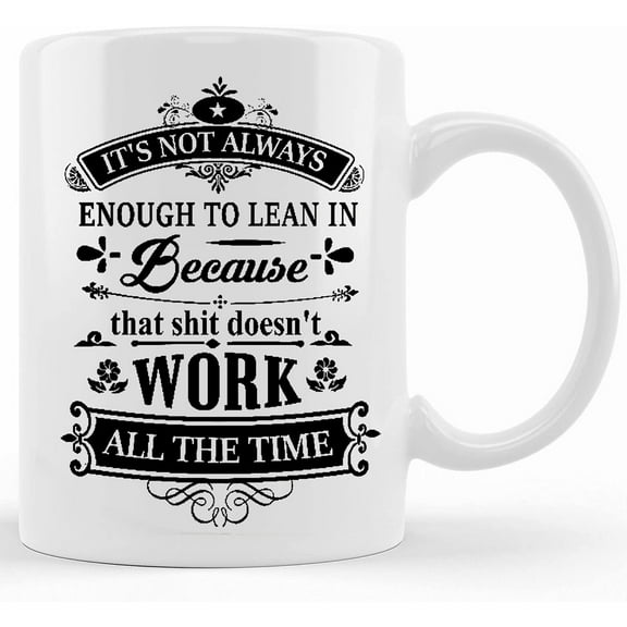 Michelle Obama Swear Coffee Mug, Ceramic Novelty Coffee Mug, Tea Cup, Gift Present For Birthday, Christmas Thanksgiving Festival, 11oz Sarcasm With Sayings Mug