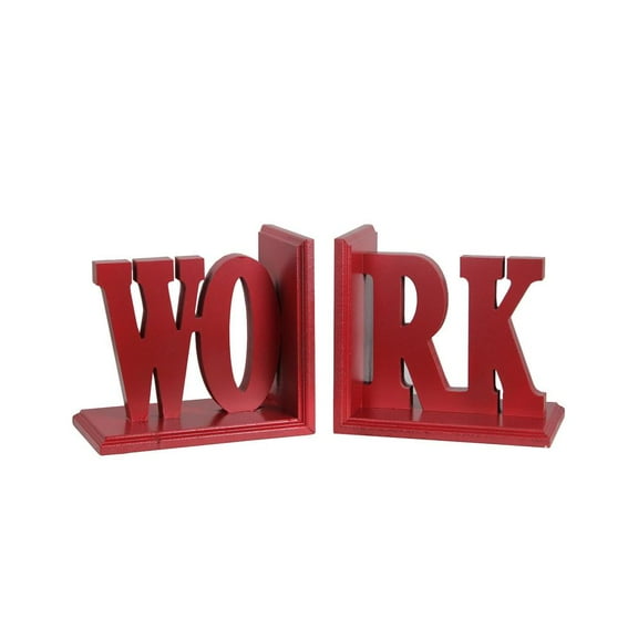 Privilege Wooden Bookends - Work