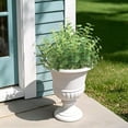 thumbnail image 5 of Dusknt Uv Resistant Artificial Greenery, Outdoor Plants for Planter, No Fade Plastic Greenery Stems, Artificial Outdoor Plants, Green and Pink, 5 of 10