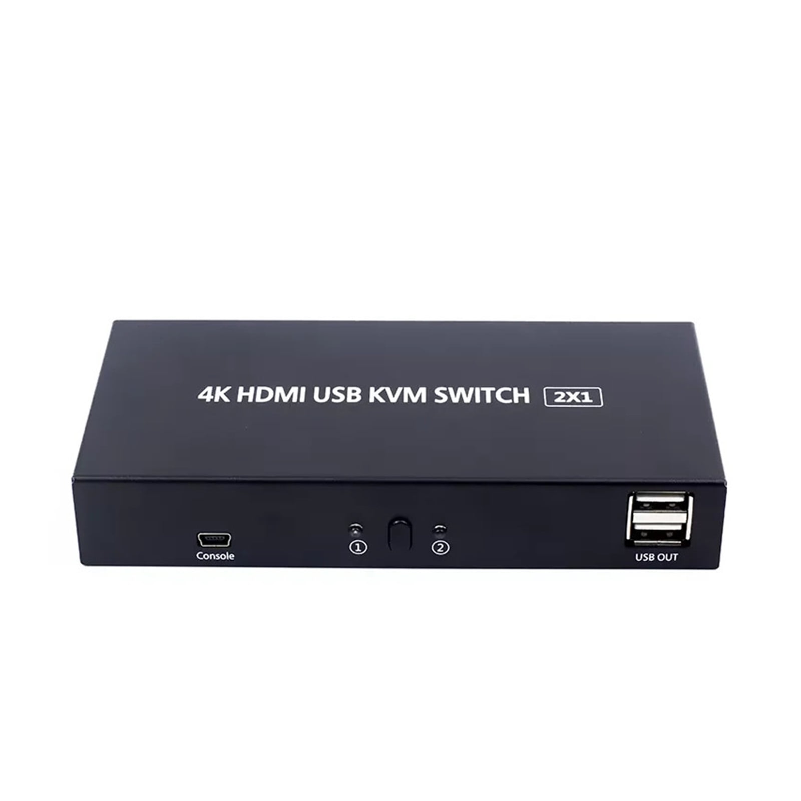 2 Port KVM Switch -compatible USB Converter HD Two Computer Hosts Share Keyboard Mouse Display USB Printer Sharing Device