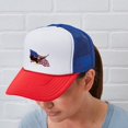 thumbnail image 5 of CafePress - American Patriotism - Adjustable Unisex Printed Trucker Hat with Mesh Back, 5 of 10