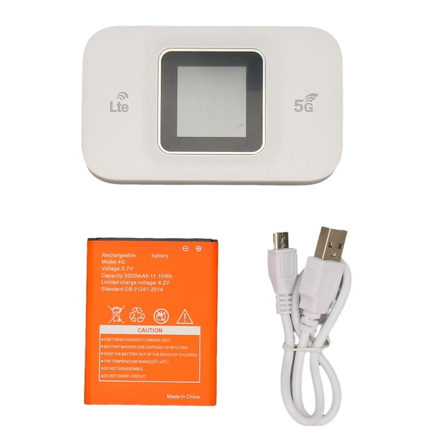 Punto de acceso WiFi móvil 4G compatible con conexión de 10 dispositivos Mini enrutador portátil LTE con ranura para tarjeta SIM para Windows y Linux