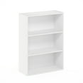 thumbnail image 3 of Furinno PASIR Contemporary Engineered Wood 3-Tier Open Shelf in Plain White, 3 of 7