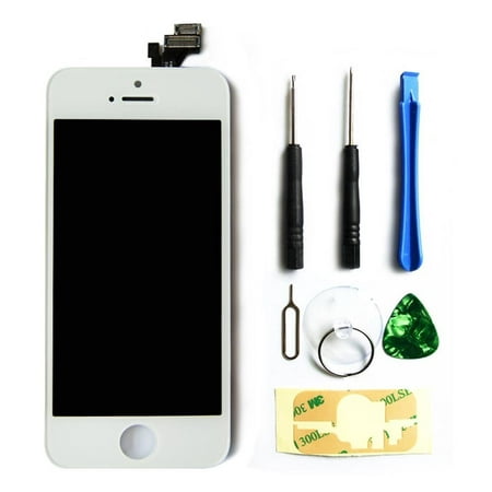 KoolPair Full Set Replacement LCD Touch Screen, Digitizer, and Tools for iPhone 5s -