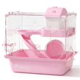 thumbnail image 1 of Hamster cage golden bear spacious and transparent double layered nest, 1 of 5