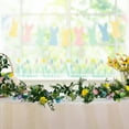 thumbnail image 6 of BSJJY 70.87Inch Easter Eggs Garland, Artificial Spring Floral Vine Faux Greenery Leaves Garland for Mantle,Fence,Stairway,Wedding Arch,Hanging Basket, 6 of 9