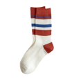 thumbnail image 3 of Baqcunre Crew Socks for Women, Women White Socks Autumn And Winter Vintage Striped Embroidered Lettering Stockings Socks, White Socks Women Crew, Womens Crew Socks Size, 3 of 3