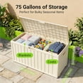 thumbnail image 2 of Rustproof Steel Hose Holder Heavy Duty Rustproof Steel Metal Garden Hose Holder Wall Mount - Space Saving Storage Rack for Hoses, Coils & Cords, 2 of 4